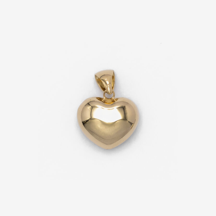 Small Puffy heart pendant
