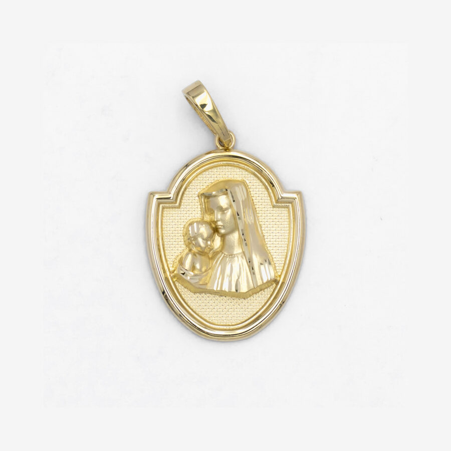 Mary with Jesus Pendant