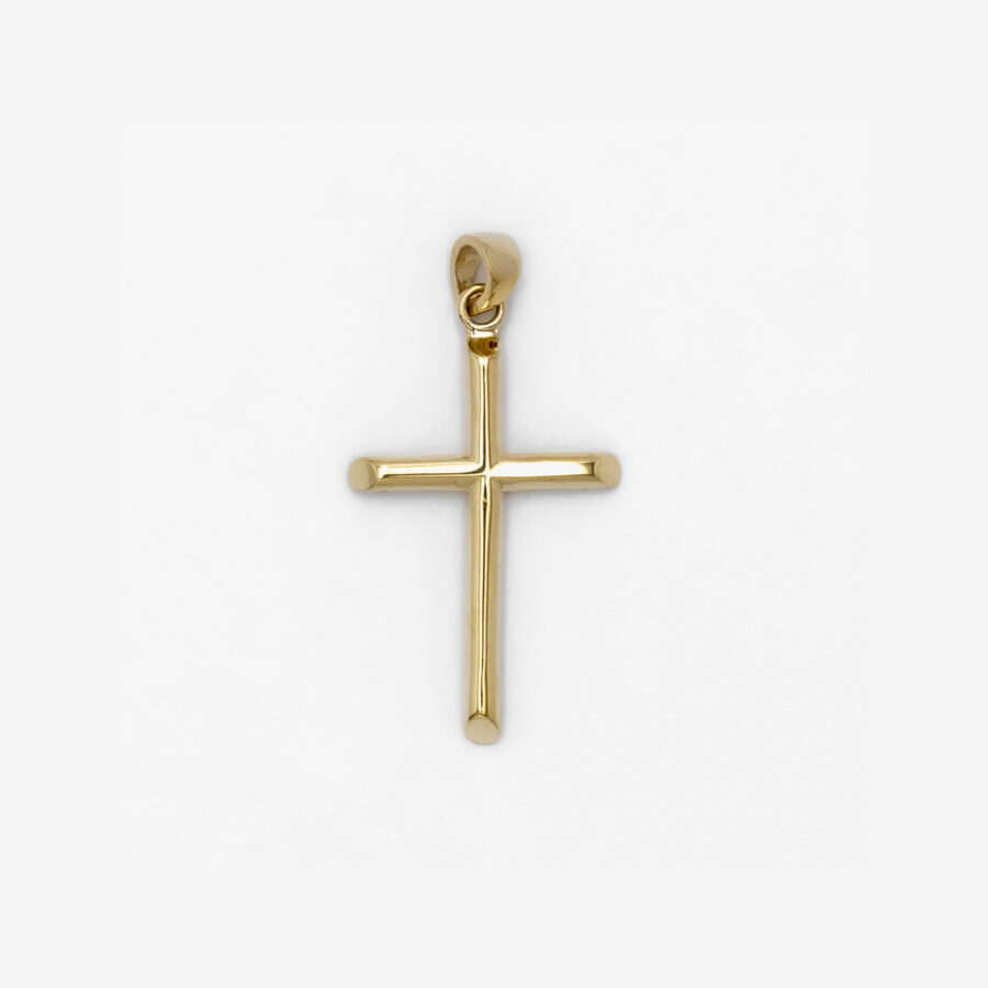 Half Round Tube Plain Cross