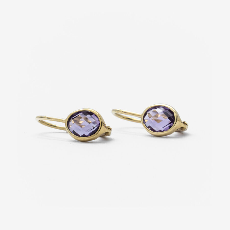 Oval Amethyst Drop