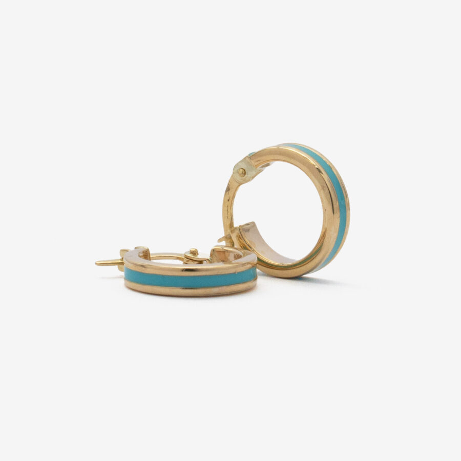 Medium double sided enamel hoop