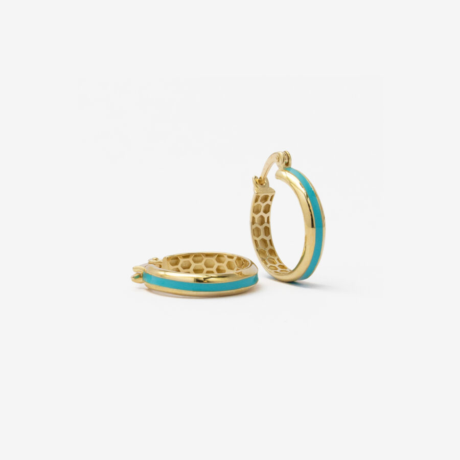 Large double sided enamel hoop