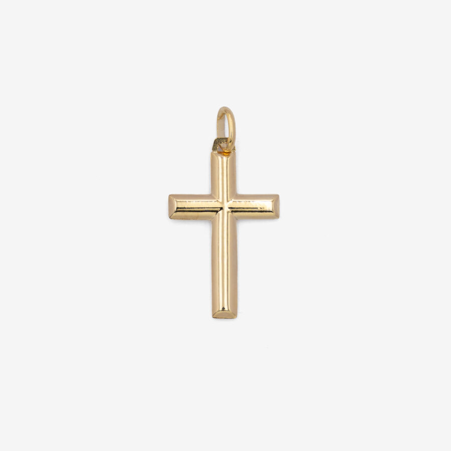 Plain Flat Polished Cross