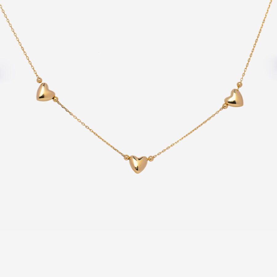 3 Heart Necklace