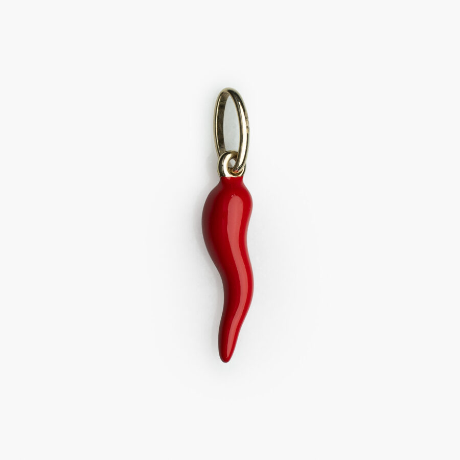 Small Horn of Plenty with Red Enamel