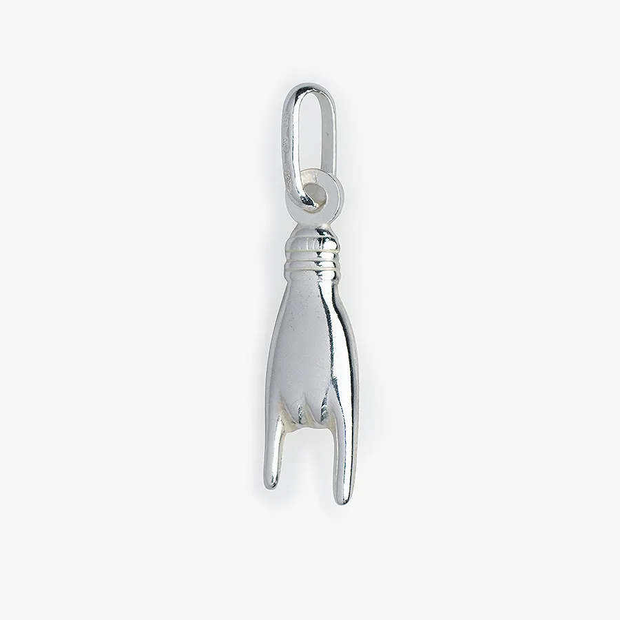 Silver Hand Pendant (Cornuto)